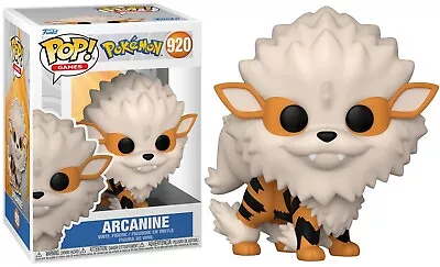 Buy Funko Pop! ARCANINE #920 Pokemon Figure NEW & IN STOCK UK NOW! AUTHENTIC • 12.95£