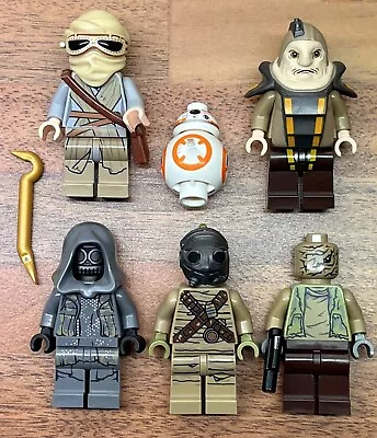 Buy Lego Star Wars Rey BB-8 Teedo Unkar Plutt Thug Brute Minifigures Sw0677 Sw0739 • 34.99£