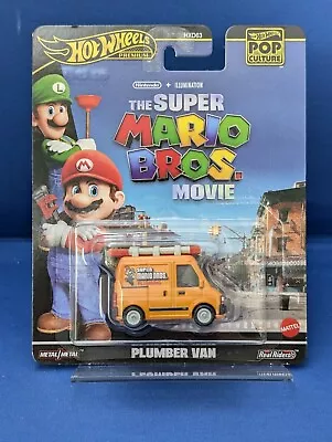 Buy Mattel Hot Wheels Premium Pop Culture -Plumber Van The Super Mario Bros Movie • 8.99£