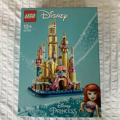Buy LEGO 40708 Mini Disney Ariel's Castle Brand New & Factory Sealed • 35£