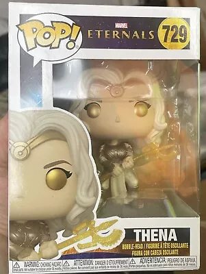 Buy Funko Pop! Movies: Eternals - Thena Vinyl Figure • 2£