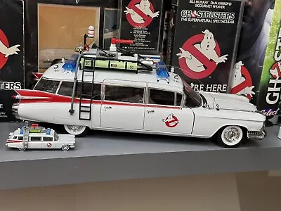 Buy Hot Wheels Elite Ecto 1 1:18 Scale Ghostbusters • 200£