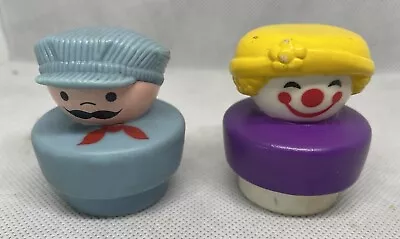 Buy Vintage Fisher Price Chunky Little People Figures 1991 - Circus Train Figures • 0.99£