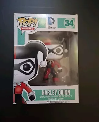 Buy FUNKO POP! VINYL - Harley Quinn #34 - Original DC Comics Vinyl Superhero Figure • 8£