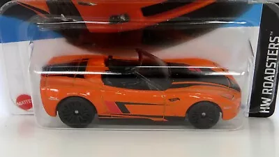 Buy (CHEVROLET) CORVETTE C6 ROADSTER 1:64 (Orange) Hot Wheels Diecast Car • 6.79£