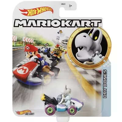 Buy Hot Wheels Mario Kart DRY BONES Standard Kart 1:64 Scale Die-Cast Vehicle • 14.99£