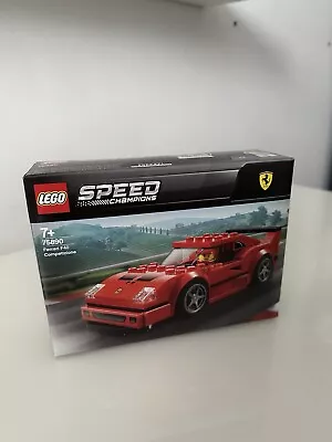 Buy LEGO SPEED CHAMPIONS Ferrari F40 Competizone 75890 NEW SEALED Excellent Cond • 19.75£