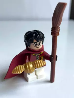 Buy Harry Potter - Quidditch Uniform LEGO Minifigure With Golden Snitch Hp138 75956 • 8.95£