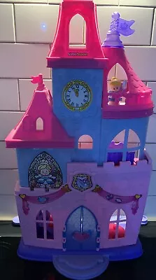 Buy Fisher Price - Little People - Disney Princess Magic Light Up Palace Castle • 19.99£