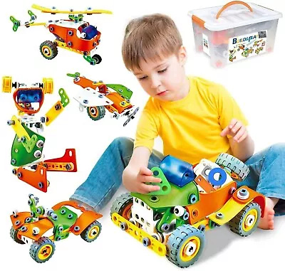 Buy Kids STEM Building Toy Construction Engineering Toy -  164pcs - Meccano • 23.95£