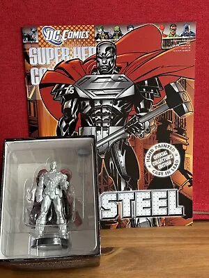 Buy Dc Comics Super Hero Collection Issue 75 “ Steel “ New And Sealed With Magazine • 16.50£