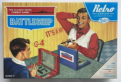 Buy Hasbro Gaming, Retro Series, Battleship Game, Ages 7+, 2 Players, NEW-SEALED • 29.99£