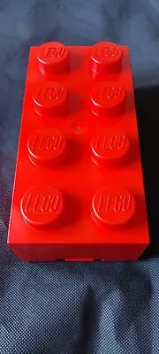 Buy Red Lego 8 Stud Small Storage Brick  • 5£