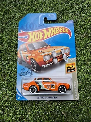Buy Hot Wheels Ford Escort Rs1600 -Orange - HW Baja Blazers - Long Card • 8.99£