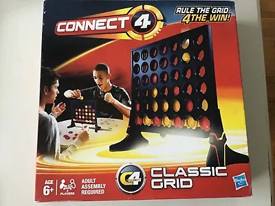 Buy Hasbro Connect Four Classic Game Rule The Grid 4 The Win Ages 6+ USED • 2.50£