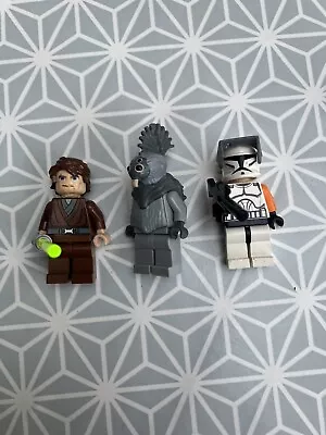 Buy Lego Star Wars Minifigures Anakin, Thi-sen, Commander Cody And Han Solo Stuck • 25£