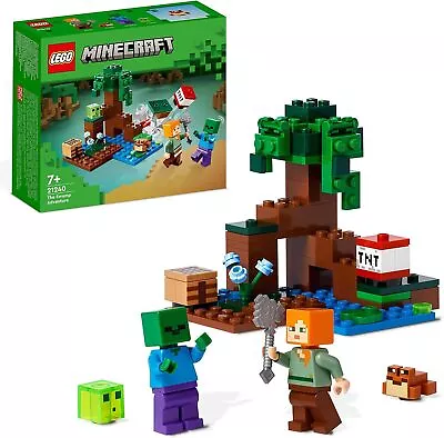 Buy LEGO Minecraft The Swamp Adventure, Building Game Construction Toy With Alex...  • 12.90£