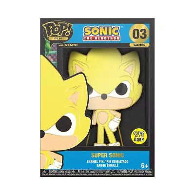 Buy Funko Pop! Pin: Sonic The Hedgehog - Super Sonic Glow In The Dark (US IMPORT) • 16.10£