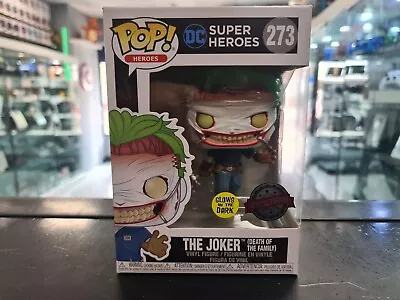 Buy DC Super Heroes The Joker Death Of The Family GITD #273 Funko Pop! Fast Delivery • 14.76£