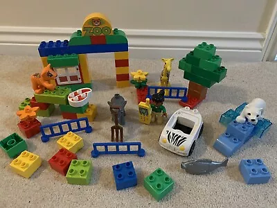 Buy LEGO Duplo 6136 My First Zoo Animals Set With Extra Bricks Very Good Condition • 15£