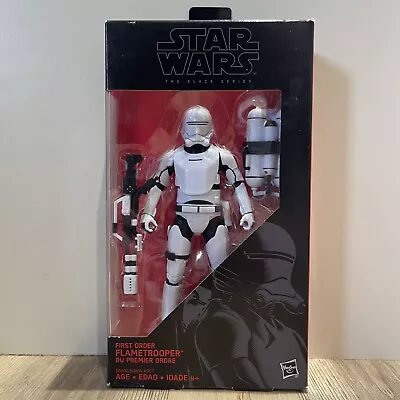 Buy Star Wars Black Series - First Order Flametrooper - Action Figure - 16 • 10.99£