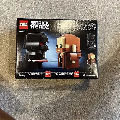 Buy LEGO BRICKHEADZ: Obi-WAN Kenobi & Darth Vader (40547) Brand New Sealed Set • 20£