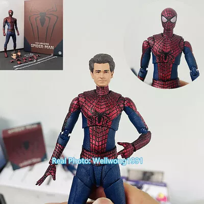 Buy The Amazing Spider-Man Action Figure Toy S.H Figuarts Andrew Garfield Head New • 28.79£