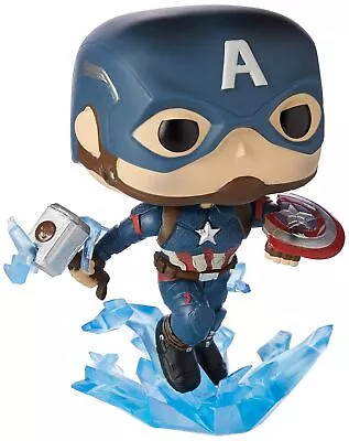 Buy Funko POP! Marvel: Avengers Endgame - Captain America With Broken Shield & Mjoln • 16.63£