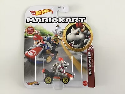 Buy Hot Wheels Mario Kart: Dry Bowser Standard Kart  • 50£