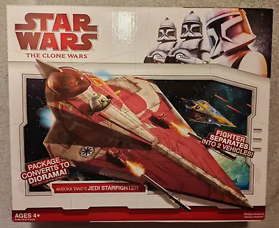 Buy Star Wars Ahsoka Tano's Jedi Starfighter Clone Wars + Diorama 2 Ships In 1 New • 199.99£