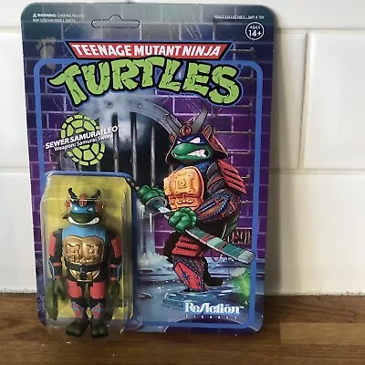 Buy Teenage Mutant Ninja Turtles Super 7 ReAaction Action Figure Sewer Samurai Leo • 13.99£