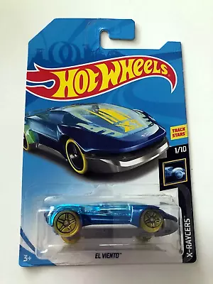 Buy Hot Wheels 2018  X-RAYCERS EL VIENTO Blue TREASURE HUNT Track Stars • 4.95£