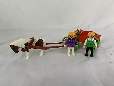 Buy Playmobil Victorian Mansion Pony And Trap With 2 Victorian Children • 6.99£