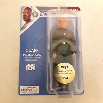 Buy Mego Star Trek Deep Space Nine 8  EU Exclusive Ltd Edition Quark Action Figure • 22.50£