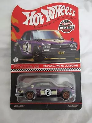 Buy Hot Wheels 2023 Redline Club 1972 Skyline HT 2000GT -R Purple Mint In Card • 29.99£