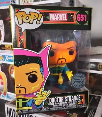 Buy Funko Pop! Marvel 651 Doctor Strange 651 Blacklight • 8£