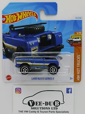 Buy Hot Wheels Land Rover Series II Blue NEW HTD41 Hotwheels Short Card Surf Board • 3.49£