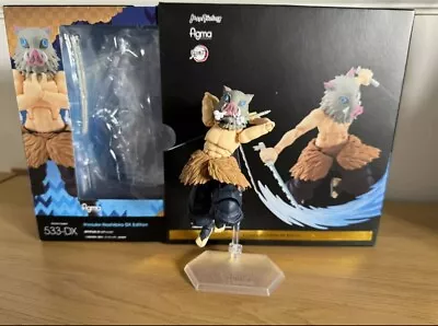 Buy Official Figma 533 Inosuke Hashibira DX Edition Demon Slayer Max Factory Figure • 79.99£