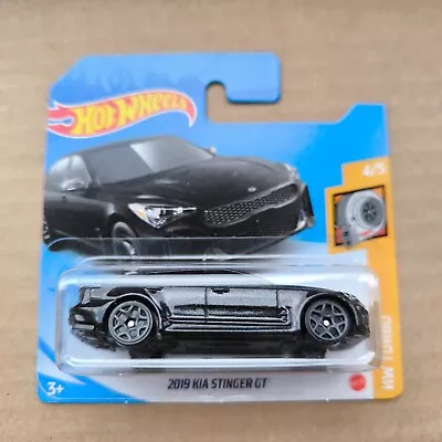 Buy Hot Wheels SHORT CARD 2021 HW TURBO 2019 KIA STINGER GT BLACK 4/5 • 8.39£