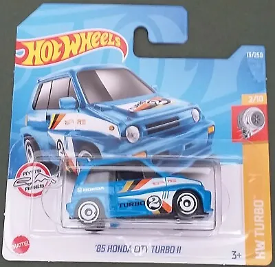 Buy Hot Wheels 2022 '85 Honda City Turbo Ii, Blue, Short Card. • 3.99£