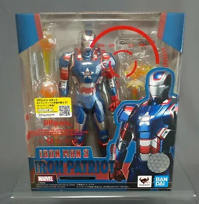 Buy S.H. Figuarts Iron Patriot Iron Man 3 BANDAI SPIRITS Japan USED- • 61.61£