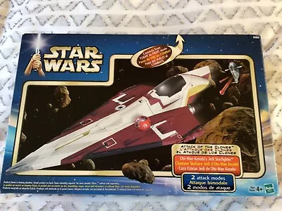 Buy Obi Wan Kenobi Jedi Starfighter Attack Of The Clones 2001 BNIB Condition • 40£