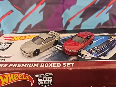 Buy HOT WHEELS Premium NISSAN SILVIA S14 240 SX+ Toyo Soarer REAL RIDERS Car Culture • 19£