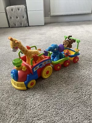 Buy Fisher Price Amazing Animals Sing Go Choo Choo Train Toy Set Music Lights-Works • 24.99£