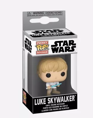 Buy Star Wars Key Ring Figurine Pocket Pop! Vinyl Luke Skywalker Keychain 530514 • 4.99£