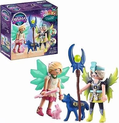 Buy Playmobil 71236 Adventures Of Ayuma Crystal And Moon Fairy With Soul Animals, To • 12.16£