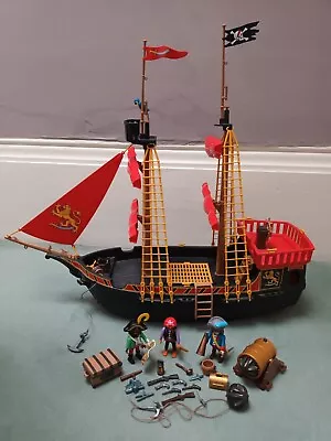 Buy Playmobil Blackbeards Pirates Ship 4424 Complete Set • 40£