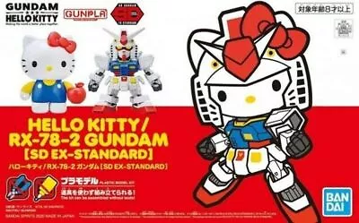 Buy Bandai Gunpla Hello Kitty X RX-78-2 Gundam SD EX-Standard Plastic Model Kit • 67.51£