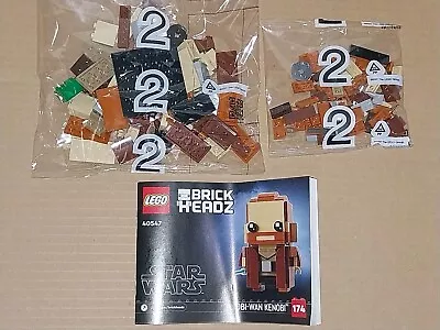 Buy Lego Star Wars Obi Wan Kenobi (174) Brickheadz From Set 40547 • 9.99£