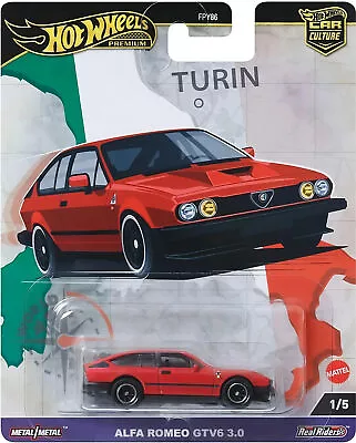 Buy Hot Wheels Car Cultulre World Tour Alfa Romeo Gtv6 3.0 1/5 Hrv80 • 15.38£